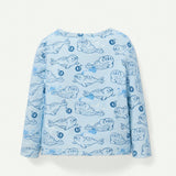 Cozy Cub Pijama De Ajuste Cenido Para Bebe, Conjunto De Camiseta De Manga Larga Con Cuello Redondo Estampado De Animales Y Pantalones