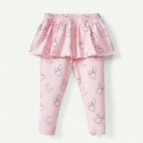 Cozy Cub Baby Girls' Ruffle Hem Skinny Pants 2pcs/Set
