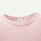 Cozy Cub Nina Bebe Camiseta 1 Pieza Solida Y 1 Pieza Con Estampado De Mariposa