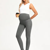 BASICS Leggings Premama De Punto De Cintura Alta