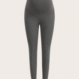 BASICS Leggings Premama De Punto De Cintura Alta